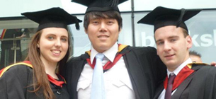 Photograph: Joanna at graduation.